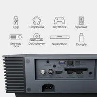 Hisense PX3 projecteur TV Projecteur à focale ultra courte 2800 ANSI lumens UHD 4K (3840x2160) Noir, Gris foncé