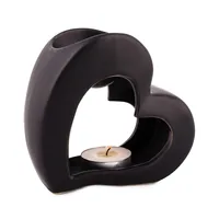 Pajoma Duftlampe Heart Ø 13 cm, Schwarz - Eigenschaften: Keine Eigenschaft - Höhe: 13 cm - Durchmesser: 13 cm - Typ: Duftlampe - Duft: Kein - Verpackungseinheit: 1 Stück