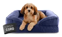 Lumaland Hundebett Indoor Cord S Dunkelblau - Produkttyp: Bett - Tierart: Hund - Detailfarbe: Dunkelblau - Breite: 60 cm - Länge: 70 cm