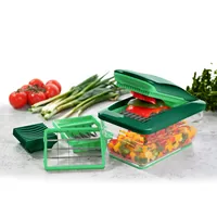 Genius A27127 manual food chopper Black, Green, Transparent