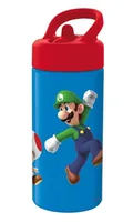 Amscan Trinkflasche Super Mario 410 ml, Blau - Material: Kunststoff - Eigenschaften: Keine Eigenschaft - Zertifikate: Keine Zertifizierung - Spülmaschinenfest: Nein - Volumen: 410 ml - Farbe: Blau