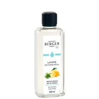 Maison Berger Refill für Duftlampe Zeste de Verveine 500 ml - Volumen: 500 ml - Duft: Rosa Pfeffer - Verbene - Amber - Limette - Zitrone - Minze - Lavendel - Moschus - Set: Nein - Detailmaterial: Kunststoff - Grundmaterial: Kunststoff