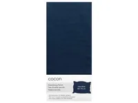 COCON Kopfkissenbezug Perkal 50 x 70 cm, Marineblau, 2 Stück - Eigenschaften: Keine Eigenschaft - Zertifikate: Öko-Tex Standard 100 - Grösse: 50 x 70 cm - Motiv: Uni - Detailfarbe: Marineblau - Verschlusstyp: Reissverschluss