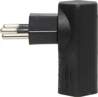 Brennenstuhl Flachstecker 1 x T13, 300° drehbar, flach, Schwarz - Detailfarbe: Schwarz - Schalter: Nein - Steckdosenanzahl: 1 - Ausstattung: drehbar 300° - Kinderschutz: Nein