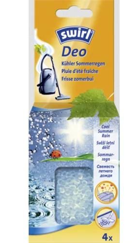 Swirl Duftperlen Kühler Sommerregen Kühler Sommerregen - Produktart: Einzelprodukt - Packungsgrösse: 1 Stück - Einsatzgebiet: Staubsauger - Produkttyp: Duftperlen - Eigenschaft: Perlen