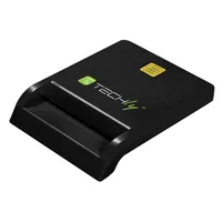 Techly Smart Card USB-CTM Chipkartenleser, USB 2.0, weiß