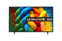 LG TV 55NANO80A6B 55, 3840 x 2160 (Ultra HD 4K), LED-LCD - Auflösung: 3840 x 2160 (Ultra HD 4K) - Bildschirmdiagonale: 55  - Tuner-Signal: DVB-S2 (Satellit) - DVB-T2 (terrestrisch) - DVB-C (Kabel) - HDMI Anschlüsse: 3 - Schnittstellen: HDMI eARC - CI+ Ste