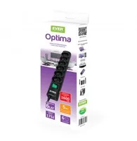 Ever Optima 5m Black 6 AC outlet(s) 250 V