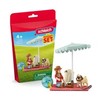Schleich Spielfigurenset Horse Club Ausflug zum Badesee - Themenbereich: Horse Club - Altersempfehlung ab: 5 Jahren