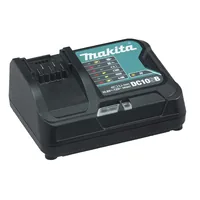 Makita Ladegerät DC10SB 10.8 V - 12 V - Akkusystem: Makita CXT 12 V - Zubehörtyp: Ladegerät - Akkukapazität: 0 Ah - Spannung: 12 V - 10.8 V - Kapazität Wattstunden: 0 Wh - Akkutyp: Kein Akku