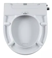 diaqua® Toilettensitz Lavalino mit Duschfunktion, Weiss - Breite: 37 cm - Länge: 48.3 cm - 42 cm - Detailfarbe: Weiss