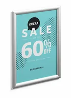 Durable 479723 wall frame 278 x 402 mm Rectangle Silver Aluminium