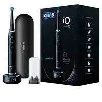 Oral-B Mikrovibrationszahnbürste iO Series 10 Schwarz - Zahnbürsten-Art: Mikrovibrationszahnbürste - Stromversorgung: Akkubetrieb - Reinigungsmodi: Whitening - Zahnfleischschutz - Tägliche Reinigung - Sensitiv - Zungenreinigung - Intensive Reinigung - Det