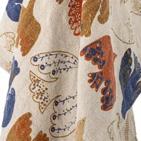 Bloomingville Anniversary coperta con maniche 130 x 160 cm Cotone, Poliestere, Viscosa Marrone