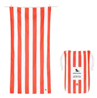 Dock & Bay Strandtuch Cabana 200 cm x 90 cm, Rot, Weiss - Schnelltrocknend: Ja - Breite: 90 cm - Länge: 200 cm - Farbe: Rot - Weiss - Material: PES - Sportart: Outdoor