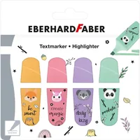 Eberhard Faber Textmarker Mini Animal 4 Stück - Set: Ja - Marker-Art: Leuchtmarker - Eigenschaft-Stift: Pastell