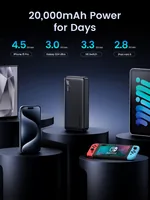 UGREEN 20000mAh Two-way Fast Charging Powerbank Black
