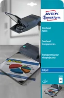 Avery Folie A4 Inkjet A4 (210×297 mm) Polyester Transparent 10 sheets