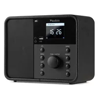 Audizio Internet Radio Nardo Schwarz - Radio Tuner: Internetradio - FM - DAB+ - Stromversorgung: Netzbetrieb - Detailfarbe: Schwarz - Ausstattung: Sleep-Timer - Display - Weckfunktion - Schlummerfunktion - Fernbedienung - Senderspeicher - Typ: Tischradio