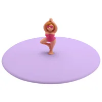 Lurch Glasabdeckung Mein Deckel – Beach Girls Yolanda Yoga - Produkttyp: Glasabdeckung - Material: Silikon - Detailfarbe: Violett - Set: Nein - Verpackungseinheit: 1 Stück