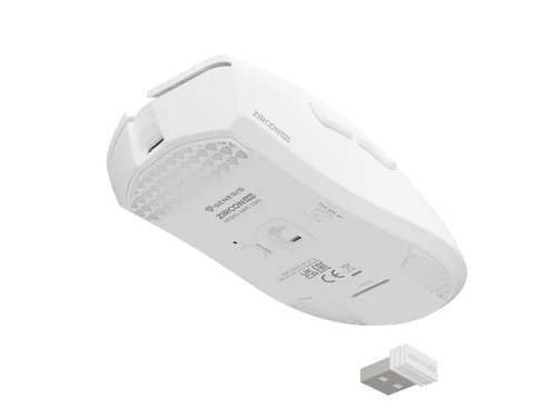 Genesis Gaming Maus ZIRCON 880 kabellos weiß 12000dpi