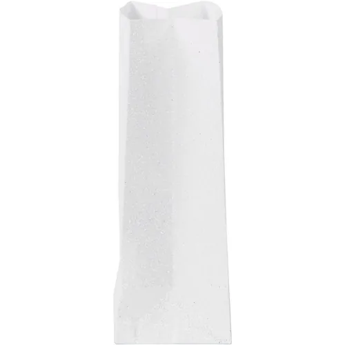 Creativ Company Geschenktüte Glitzer 8 Stück, Weiss - Material: Papier - Verpackungseinheit: 8 Stück - Motiv: Uni - Detailfarbe: Weiss - Verpackungsart: Geschenktüte