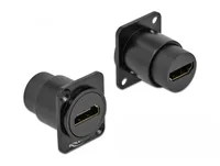 Delock D-Typ HDMI-A Buchse zu Buchse - Kabeltyp: Video Kabel - Videoanschluss Seite A: HDMI - Videoanschluss Seite B: HDMI