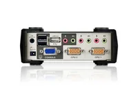 ATEN 2-Port USB - PS/2 VGA KVM Switch with Audio & USB 2.0 Hub (KVM Cables included)