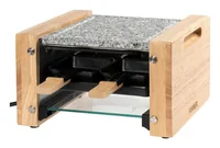 FURBER Racletteofen Festa 4 Personen 650 W - Anzahl Personen: 4 - Funktionen: Tischgrill - Raclette - Connect-System: Nein - Grillplatte: Stein - Pfännchenablage: Ja