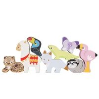 LE TOY VAN Stapelspielzeug Tiere der Anden - Altersempfehlung ab: 18 Monaten - Material: Holz - Stoff - Nachhaltigkeit: FSC® - Detailfarbe: Mehrfarbig