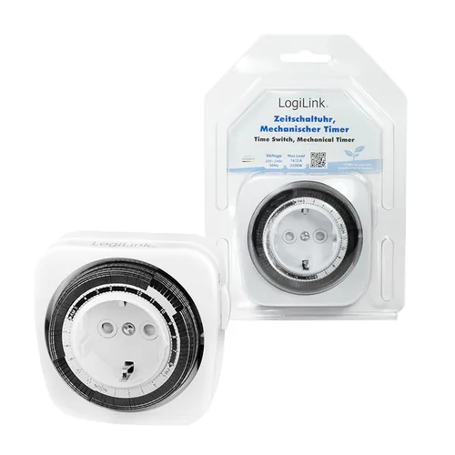 Logilink Zeitschaltuhr, mechanisch,230V AC,50Hz,162A,3680W