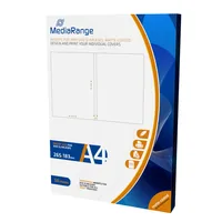 MediaRange DVD Case 50 DINA4 BögenPack vorgestanzt 7mm