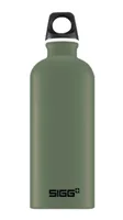 Sigg Trinkflasche Traveller 0.6 l Leaf Green - Material: Recycling Aluminium - Nachhaltigkeit: Nicht angegeben - Spülmaschinenfest: Nein - Farbe: Grün - Für Kinder: Ja - Verschlusstyp: Schraubverschluss