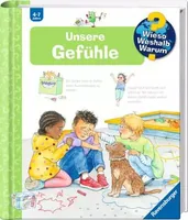 Ravensburger Kinder-Sachbuch Band 58: Unsere Gefühle - Sprache: Deutsch - Altersempfehlung ab: 7 Jahren - Einband: Spiralbindung - Anzahl Seiten: 16 - Thema: Wieso? Weshalb? Warum? - Altersgruppe: Kinder