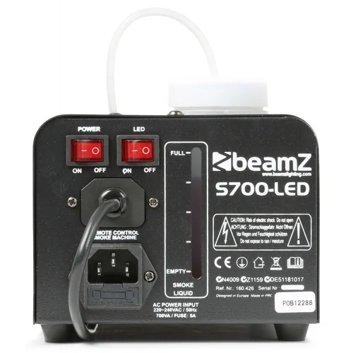 BeamZ Nebelmaschine S700-LED Flame - Gesamtleistung: 700 W - Typ: Nebelmaschine