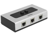 DeLOCK 87673 interface hub 1000 Mbit/s Black, Grey