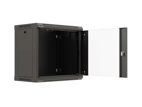Lanberg WF03-5309-10B rack cabinet 9U Wall mounted rack Black
