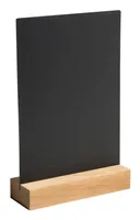 Exacompta 85240D menu holder Table top holder Black, Wood Wood, Acrylonitrile butadiene styrene (ABS)