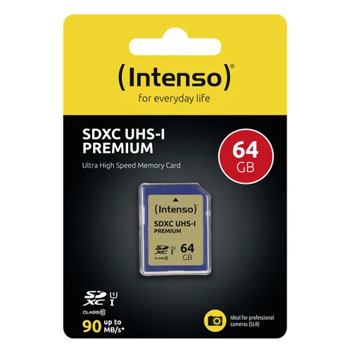 INTENSO SDXC Card PREMIUM 64GB 3421490 UHS-I