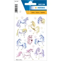 Herma Stickers Motivsticker Einhörner, 2 Blatt - Motiv: Einhorn