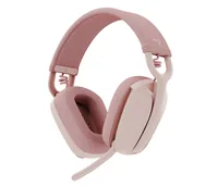 Logitech Headset Zone Vibe 100 Rosa - Einsatzbereich: Headset - Kabelgebunden: Nein - Trageart: Over-Ear (Ohrumschliessend) - Überkopfbügel - Trageweise: Duo / Stereo (Zwei Lautsprecher) - Anschlussart: Bluetooth - Microsoft Zertifizierung: Nein