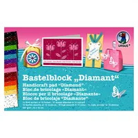 URSUS Designpapier Diamant 300 g/m² 23 x 33 cm - Papierformat: 22 x 33 cm - Selbstklebend: Nein - Papierfarbe: Farbig sortiert - Papiertyp: Motivpapier - Mediengewicht: 300 g/m² - Verpackungseinheit: 15 Stück