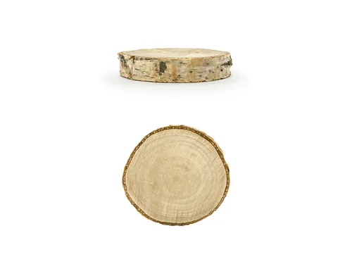 Partydeco Tischkarte Holzscheibe Ø 4.5-6.5 cm, H: 1 cm, 6 Stück, braun - Papierformat: Kein - Motiv: Hochzeit - Verpackungseinheit: 6 Stück - Detailfarbe: Braun - Inkl. Couvert: Nein