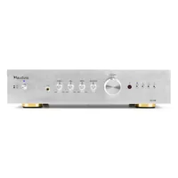 Audizio Stereo-Verstärker AD200A Silber - Radio Tuner: Kein Tuner - Detailfarbe: Silber - Audioausgänge: Subwoofer Pre-Out - Cinch - Bluetooth - Audioeingänge: AUX - Cinch