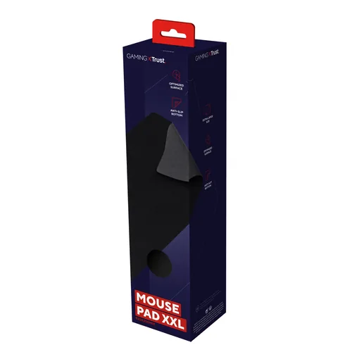 Trust Gaming-Mausmatte GXT 758 XXL Schwarz - Tiefe: 300 mm - Breite: 930 mm - Detailfarbe: Schwarz - Form: Rechteck - Höhe: 3 mm - Handgelenkauflage: Nein
