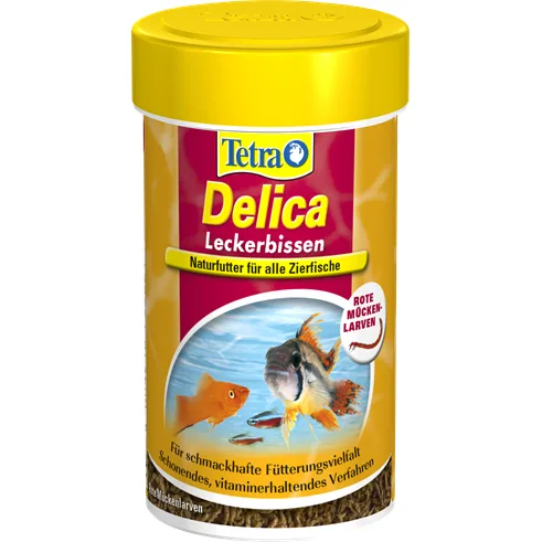 Tetra Delica Mueckenlarven 100 ml - Fischart: Zierfische - Futterart: Insekten - Verwendung: Süsswasser - Packungsgrösse: 100 ml - Produkttyp: Ergänzungsfutter