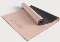 Luviyo Studio Yogamatte Apricot - Breite: 68 cm - Nachhaltigkeit: Nicht angegeben - Länge: 185 cm - Sportart: Lifestyle - Farbe: Apricot - Dicke: 4 cm