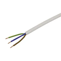 STEFFEN Installationskabel TD 3 x 1.5 mm², 20 m Weiss - Länge: 20 m - Detailfarbe: Weiss - Anzahl Leiter: 3 - Kabelummantelung: PVC - Kabeltyp: TD-Installationskabel - Leiterquerschnitt: 1.5 mm²