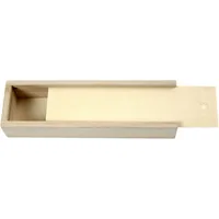 Creativ Company Holzartikel 20 x 6 x 3.5 cm Stiftebox - Breite: 20 cm - Höhe: 2.5 cm - Länge: 6 cm - Anzahl Stück: 1 Stück - Holzherkunft: China - Holzhandelsname: Paulownia tomentosa (Blauglockenbaum)