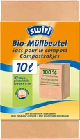 Swirl Grüngut-Müllbeutel 10 l, 10 Stück - Parfümiert: Nein - Volumen: 10 l - Trageriemen: Nein - Material: Papier